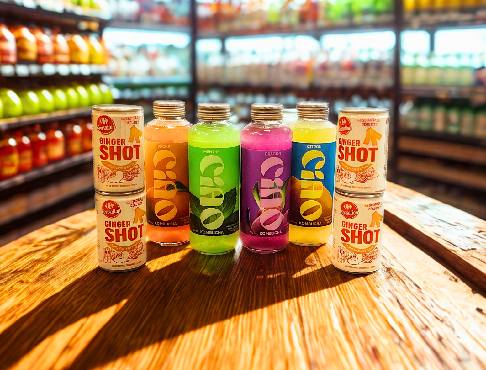 Boissons exotiques et traditionnelles